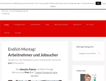 Tablet Screenshot of endlich-montag.net